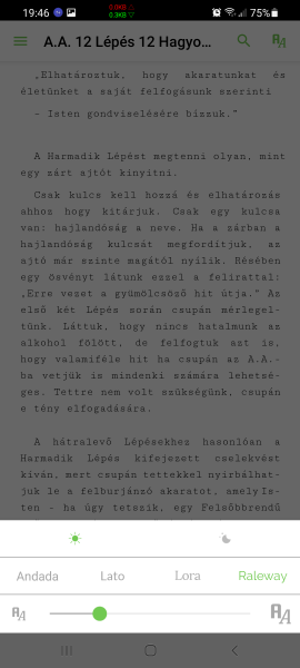 Olvasási Opciók
