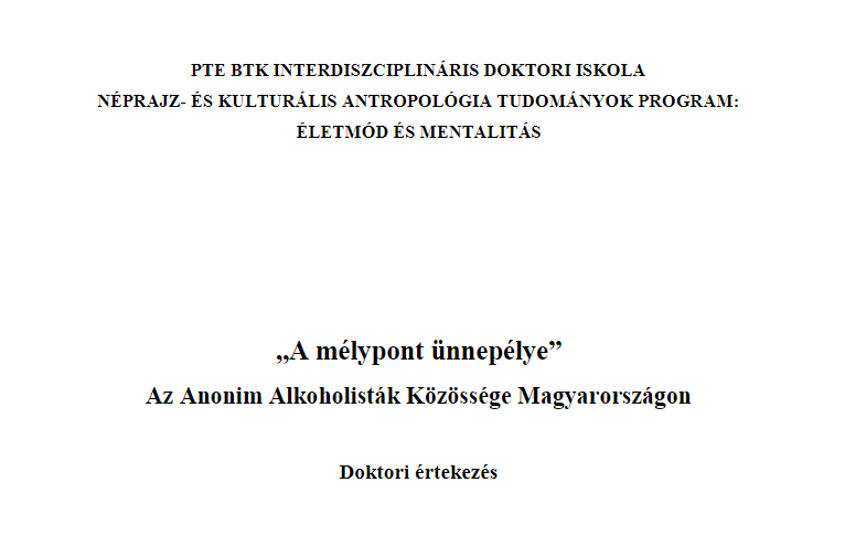 Az Anonim Alkoholisták Közössége Magyarországon