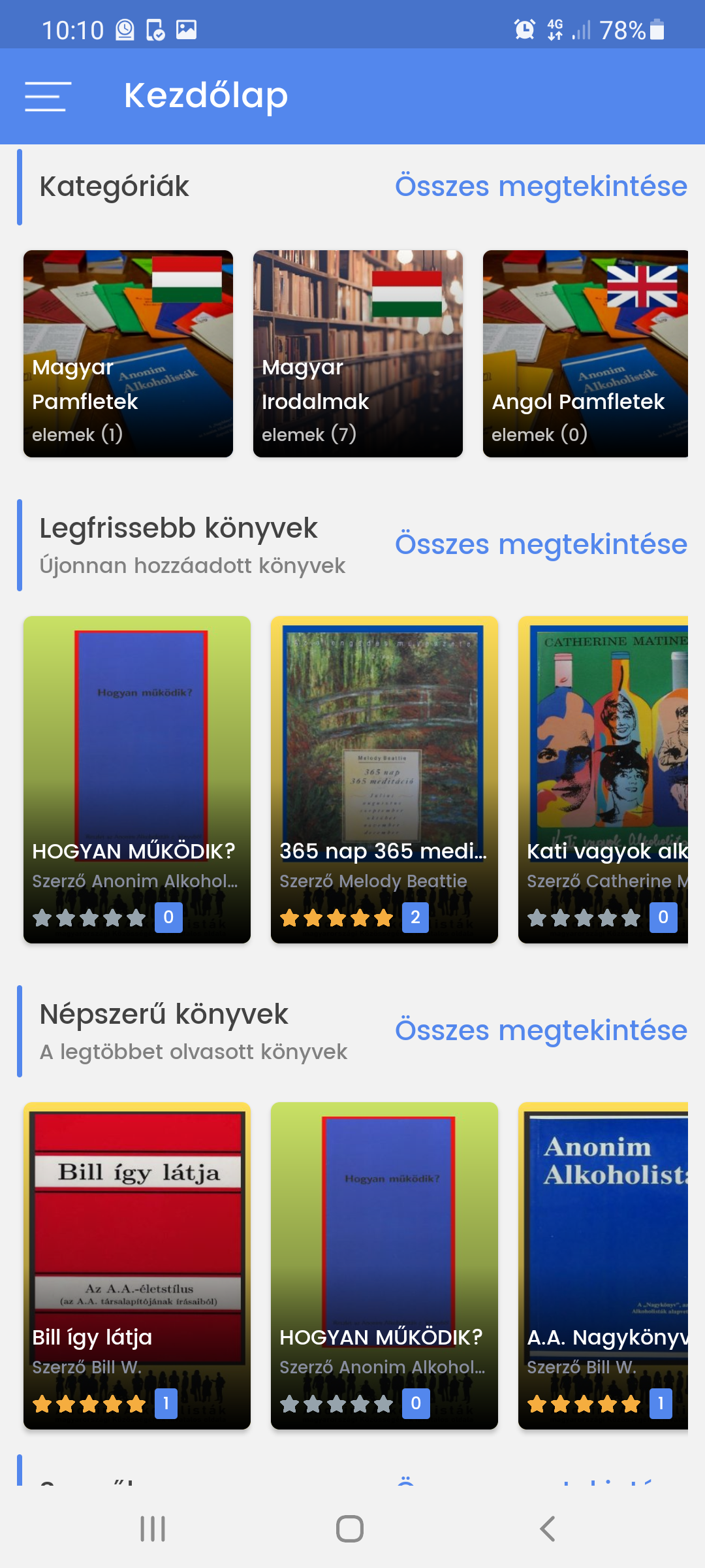 kategóriák